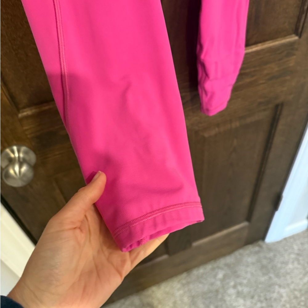 lululemon Sonic Pink High Rise Align Leggings With pockets Size 8 25” - Picture 4 of 8